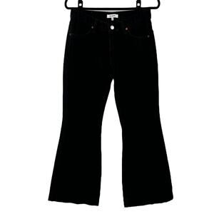Re/Done Womens 70's Low Rise Bell Bottom Jeans in Black Size 26